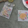 Confezione regalo Modello di fiori di pesco Pane Forniture per la cottura Biscotti Imballaggio Sacchetto di imballaggio Caramelle Confezione di biscotti Plastica per uso alimentare