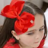 30 pezzi 6 pollici fiocchi per capelli per ragazze clip nastro grosgrain boutique fiocco per capelli coccodrillo clip per ragazze adolescenti bambini bambini