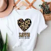 Damen-T-Shirts, Damen-Dame-Druck, weibliches T-Shirt, Leopard, sexy Lippendruck, Kleidung, Kurzarm-T-Shirts, Kleidung, Grafik-Top