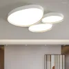 Ceiling Lights White Dimmable Modern LED Lamp Lustre For Living Room Bedroom Dining Office Coffee Shop Apartment Villa Chandelier