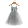 Summer Cute Girls Sequined Princess Dress Kids Sleeveless Tulle Clothes Children Birthday Party Kids Easter Tutu Costume 1968