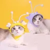 Dog Apparel Pet Clothing Accessories Hat Bee Cat Head Cover Cute Cross Dressing Collar Supplies