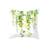 Pillow Nordic Floral Pillows Case Flowers Reindeer Lavender Print Simple White S Livingroom Decor Christmas Throw