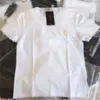 メンズTシャツデザイナーラグジュアリー服有名なレタープリントラウンドネックショートホワイトファッションメンズ女性シャツS-3XL YVWB