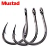 Vishaken Mustad 10827 NP# 4X Strong Jigging Lure Assist Hooks Trollen Harkbed zeentonijnvissen voor zoutwater oceaan Big Game Fishing P230317