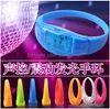 Favor de fiesta Fábrica Personalizada Venta al por mayor Pulseras con dijes Joyería Activada Control de sonido Led Pulsera intermitente Iluminar Brazalete Muñeca Otoua