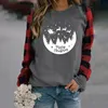 Women's Hoodies sweatshirts Harajuku Hapleed Heats lange mouw herfst warme kleding tieners dwerg poppen print vrouwen kerstmis