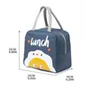 Dinnerware Sets Cartoon Insulated Lunch Bag With Handle And Zipper Keeping Pouch For Outdoor Traveling Camping Portable Supplies