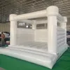 Château plein d'entrain en PVC de maison de rebond blanc gonflable/maison de videur de lune/bateau libre de cavalier de mariage de rebond de mariée