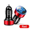 Universal LED Display Dual Ports Car Charger 3.1A 12W Vehicle Chargers For Iphone 12 13 14 15 Samsung Huawei Tablet Pc B1