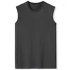 Männer Tank Tops 2023 Sommer Männer Kleidung Lose Gym T Shirt Baumwolle Vier Jahreszeiten Einfachen Stil