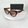 Cat Eye Sonnenbrille für Frau UV Schutz übergroße quadratische Brillen Damen Vintage Designer Sonnenbrille