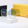 F0988 Piece Fashion Sunglasses Glasses Sunglasses Designer Men's Ladies Brown Case Black Metal Frame Dark Lens