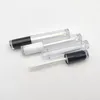 Bouteilles vides en plastique transparent pour brillant à lèvres, 5ml, 100 pièces/lot, conteneurs avec baguette pour huile de Base, baume, emballage cosmétique en vrac