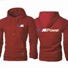 2023 Fashion Casual Trend Märke BMW M Biltryck Män tröja Power Spring Autumn Cotton Mens Sweatshirts Hoodie Sweaters