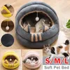 Cat Beds Big Bed Warm Pet Basket Cozy Lounger Cushion House Tent Very Soft Small Dog Mat Bag For Washable Cats