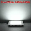 Downlights infällda LED-takljus 3-25w Varm vit/naturlig vit/kall vit fyrkantig Ultra Thin Panel AC85-265V ner