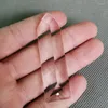 Żyrandol Crystal 10pcs/działka szlifowanie przezroczysty trójkąt ostro prętowy pryzmat Pojedynczy otwór