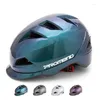 Casques de moto casque avec voyants d'avertissement véhicule électrique cyclisme vélo de route été extérieur demi