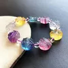 Strand Couleur en gros Fluorite Bracelets en pierre naturelle