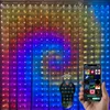 Curtain String Light Programmable LED Window Fairy Lights Outdoor 3*3M 400LEDs Waterproof