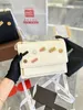 Shoulder Handbag Women's Designer Limited Edition High Price Black Gold Sunset Chain Bag Small And Easy To Match