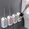 Zestaw akcesoriów do kąpieli 1PC montowana na ścianie baza szczotki do czyszczenia toalety do WC Akcesoria łazienkowe Uchwyt stali nierdzewnej narzędzie gospodarstwa domowego