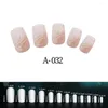 False Nails 3D Printing Nail Art Sticker Ballerina Fake Full Coverage Polering Design 24st/Set Home DIY Tools