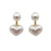 Stud Pearl Earrings for Women Jewelry Earing Fashion Delicate Crystal Rhinestone Woman Earrings