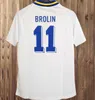1994スウェーデン人レトロサッカージャージーホームダーリンブローリンラーソンイングッソンナショナルチームシャツユニフォームクラシックヴィンテージキットメンメイロットデフットボールジャージー