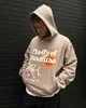 Broken Planet American High Street Couple's Little Popular Fashion Brand Graffiti Foaming Letter Print Hooded Sweater Coat