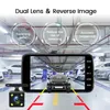 Camcorders 4 Inch Car DVR Video Recorder Dashcamera 1080P Rear View Dual Lens Full HD G Sensor Portable Cycle Recording Dash Cam Dashcam