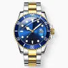 Lichtgevende designer kijkt van hoogwaardige dames kijken blauw rood 40 mm saffier montre de luxe vakantie cadeau mechanisch 904L gmt polshorloges business 116610 sb021 c23