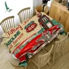 Tafel doek vintage auto print tafelkleden verjaardagsfeestje bruiloft decoratie dineren koffie nappe de