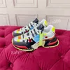 2023top new men women designer casual shoes platform sneakers clear sole black white grey red pink blue Royal Neon Green mens trainers