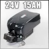 Batterie de vélo électrique 24V 15Ah avec chargeur 29.4v 3a batterie Li-ion 24v 15ah pour vélo électrique 500W