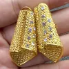 Naszyjnik Zestaw Vintage Dubai Gold Kolor Ornament dla dziewcząt 24K Habesha Bransoletka Pierścień Weselna żona Prezenty Prezenty Biżuteria