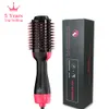 Curling Irons LISAPRO Air Brush One-Step Hair Dryer Volumizer 1000W Blow Dryer Soft Touch Pink Styler Gift Hair Curler Straightener 230317