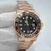 V12 Watch Factory Cal.3186 II RAIO CERENTE GOLD GOLD Mens relógio 126715 Box/Papers