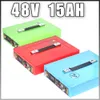 48V Electric Bike Battery Waterproof 48V 1000W Motor litiumjonbatteri med 5V USB -port