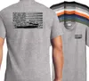 Мужские рубашки T 2023 Круглая шея летняя хлопчатобумажная одежда Usa Watercraft Flag футболка - футболка American Water Jet Tee