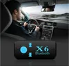 X6 récepteur Bluetooth universel V4.1 prise en charge carte TF lecteur d'appel mains libres téléphone voiture AUX entrée/sortie lecteurs de musique MP3