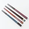 Chopsticks Japanese Style Hefeng Pekade hem Fint hantverk Solidträstick Creative Non-Slip Heat Isolation