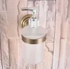 Liquid Soap Dispenser Antik mässing Bastillbehör Väggmonterad keramisk tvåldispenser Kitchen Sink Bath Liquid Pump LBA743 230317