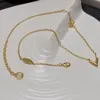 LW PEIT LUOIS necklace for woman designer Gold plated 18K T0P quality highest counter quality classic style fashion luxury premium gifts 021