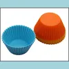 2016 Cupcake Dining 5cm Sile Liner Kuchen Schokoladen -Muffin -Liner Pudding Jelly Back Cup Form KD1 Drop Lieferung Hausgarten Küchenbar Ba dhnmf