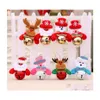 2016 Adornos navideños Adornos para árboles Santa / Muñeco de nieve / Reno / Oso Colgante con campanas Decoración Navidad Muñeca Decoración Jk2008Xb Drop Deliver Dhr7C