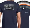 Herr t -skjortor 2023 rund nacke sommar bomull fitness kläder usa watercraft flagga t -shirt - amerikansk vatten jet tee shirt