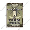 Farm Metal Tin Sign Animal Wall Plate Home Plaque décorative Bar Club Wall Metal Signs Poster Fresh Meat Rusty Wall Metal Plaque 30X20cm W03