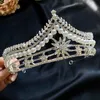 Haarclips Barrettes Elegant Pearls Wedding Crown Tiara Bride Accessories Princess HQ0161